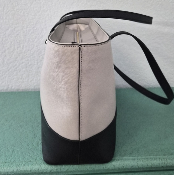 Kate Spade Kristen Large Top Zip Colorblock Leather Tote Bag - Picture 7 of 15